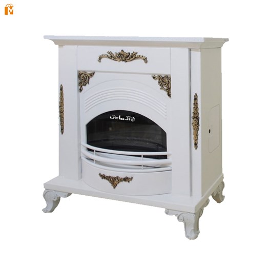 بخاری گازی شومینه دکوراتیو آزمایش مدل ونوس 28000 سفید